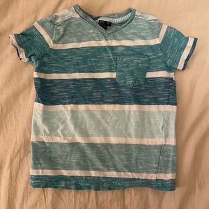 PX 3T toddler boys teal striped t-shirt